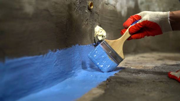 Commercial Vapor Barrier Installation project at a Franklin, MI business property by SJ Waterproofing Pros